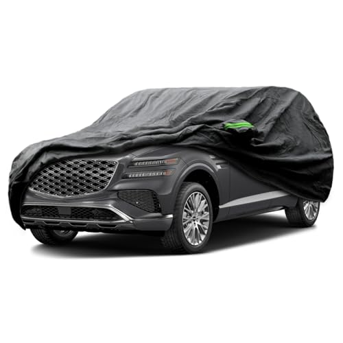Image of Proadsy Custom Fit Car Cover for 2021-2026 Genesis GV80 Waterproof Outdoor | UV-Blocking Waterproof With Soft Lining Prevents Leaks & Scratches. Perfect For Sunny, Snowy Outdoor Parking, Garage Storage
