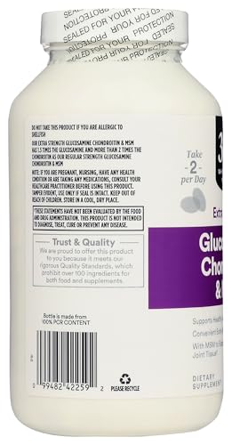 365 by Whole Foods Market, Glucosamine Chondroitin X Strength MSM, 240 Tablets - image 4