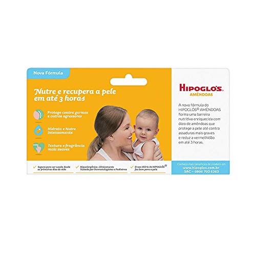 Amêndoas 40G, Hipoglós, Branco, 40 G