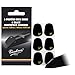 Vandoren VMCX6 Mouthpiece Cushions; Black; Thick; 0.80mm/.032"; Pack of 6