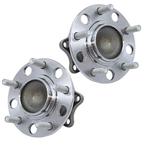 Image of TRQ Rear Left and Right Wheel Bearing and Hub Assembly Set 2 Piece Compatible with 2013-2020 Mitsubishi Outlander FWD 2013-2020 Outlander Sport FWD 2018-2020 Eclipse Cross