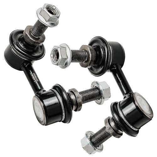 Image of Detroit Axle - 12pc Front Struts Kit for Nissan Pathfinder Xterra Suzuki Equator 2 Struts and Coil Spring 2 Sway Bar End Links 2 Ball Joints 4 Inner Outer Tie Rod Ends 2 Boots Replacement