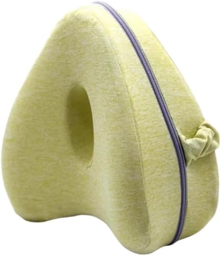 足枕 膝枕 就寝用 股関節痛と坐骨神経痛 膝クッション をらげするスムーズスパイン矯正枕 質の高い睡眠 低反発膝枕 横向き膝枕寝用。 補助枕 カバー洗濯可能 着脱可能 横向き膝枕 ハート型太もも枕/圧力分散/ストラップ付き/通気性/足に沿ったカーブ形状/寝