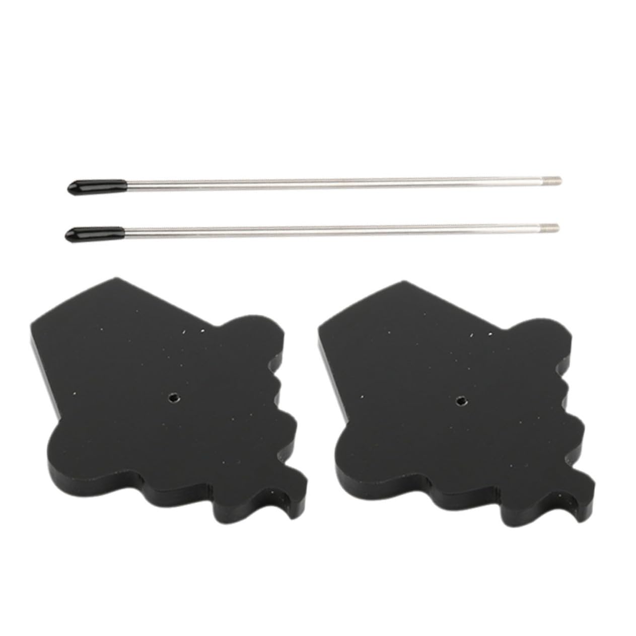 DOITOOL 2pcs Receipt Holder Receipt Storage Holders Check Spike Rod Bill Holder Receipt Organizer Convenient Menu Holder Receipt Spike Menu Spike Acrylic Bill Holder Bill Fork Metal