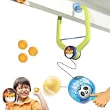 【Réglage flexible】 La hauteur de l'ensemble d'auto-entraînement de tennis de table est réglable, vous pouvez ajuster la longueur de ligne appropriée en fonction de votre taille. La longueur de la ligne d'auto-entraînement de tennis de table peut être ajustée à 1,3 mètre.