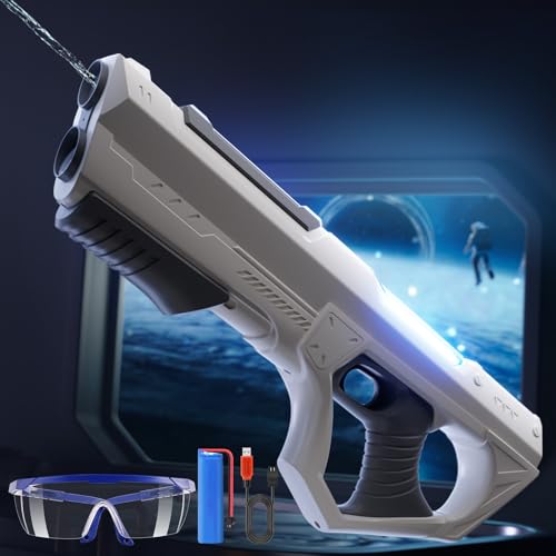 Elektrische Wasserpistole für Erwachsene, Kinder, automatische Wasserabsaugung für den Außenbereich, Sommer-Strand-Pool-...