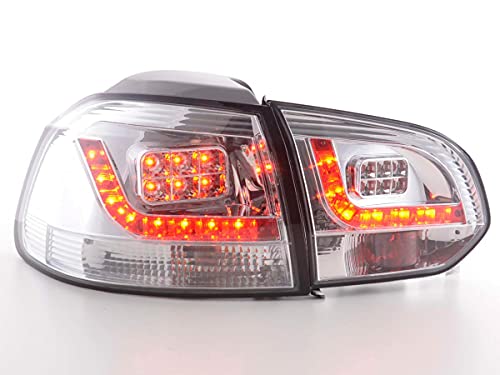 Feux arrière Golf 6 Chrome Led lors de vos départs en vacances ou trajets sous la pluie