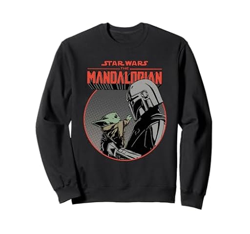 Star Wars The Mandalorian Mando and the Child Retro Sudadera | Ya disponible en tu tienda friki favorita! En mundofriki.es! Star Wars The Mandalorian Mando and the Child Retro Sudadera | Ya disponible en tu tienda friki favorita! En mundofriki.es!