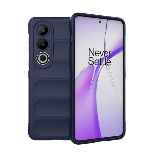 Image of Amazon Brand-Solimo Mobile Cover for OnePlus Nord CE4 5G | Full Camera Protection | Liquid Silicon Case | Flexible Bumper Case for OnePlus Nord CE4 5G (Dark Blue)