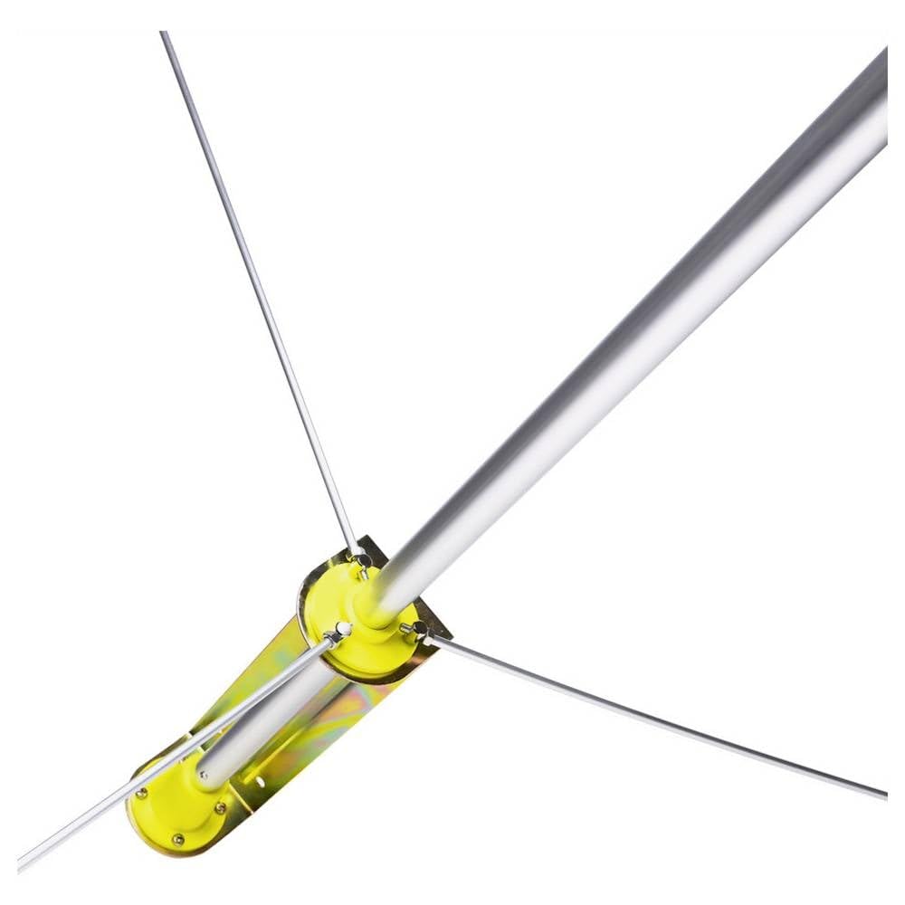 Albrecht GPA 27 CB-Stationsantenne 1/2 Lambda | Aluminium | 6,15 m Länge | 26–28 MHz | 150 W | 2,15 dBi | SO-239 | inkl. Befestigungssatz & 3 Radialen