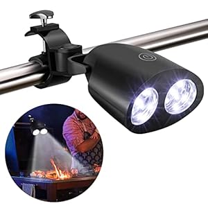 RUSFOL Bright BBQ Grill Lights for Outdoor with a Flexible mounting, Two Brightness Settings Grilling Accessories, Great for Personalized Dad Gifts, 1 Pack