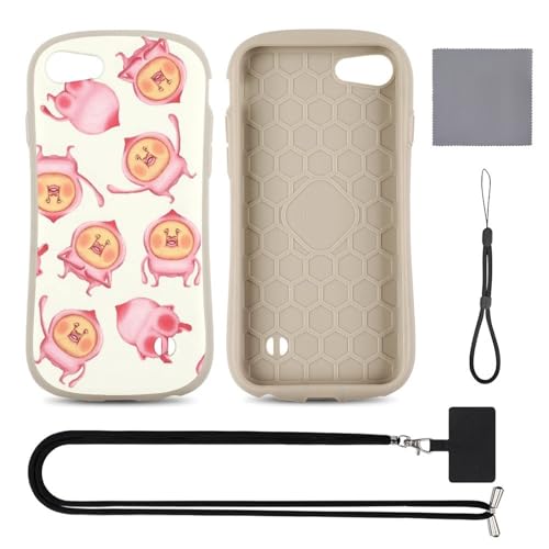 【iPhone7/iPhone8に適用】こびとづかん スマホケース 指紋防止 耐衝撃 全面保護 傷付き防止 ストラップ 首掛け ハンドストラップ ストラップホルダー 人気 かわいい キャラクター