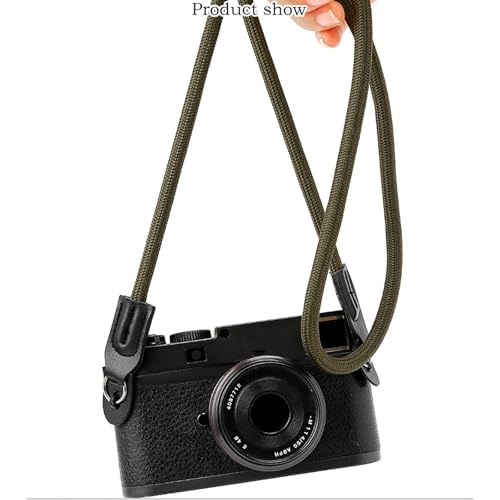 Correa para el cuello de la cámara de algodón ventilado, longitud modificable tradicional para cámaras, correa de hombro ergonómica para cámara al aire libre - imagen 4