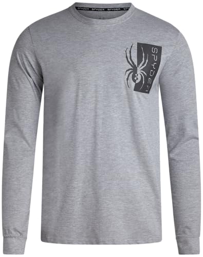 T-shirt col rond homme Spyder Spydr M manches longues noir