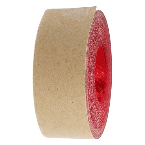 SHINEOFI Ruban Adhésif Auto-Adhésif pour Abat-Jour 5 M, Bande de Finition en Tissu Rouge Vif, Garniture Décorative Réutilisable pour Lampes de Table et Lampadaires, Bricolage et Réparation