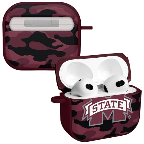 AFFINITY BANDS Mississippi State Bulldogs Camo HDX Case Cover Compatible with Apple AirPods Generation 3