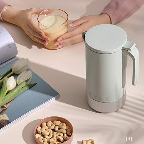 Soymilk Machine Automatic Mini Electric Heating Soya-Bean Milk Juicer Stir Rice Paste Maker Filter-free 350ml(E)