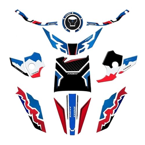Protection réservoir moto autocollants anti-rayures pour Africa Twin 1100 L CRF