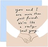 Old English Co. Small Gang Friendship Card - Stylish Best Wishes for Besties | Perfect for Galentine