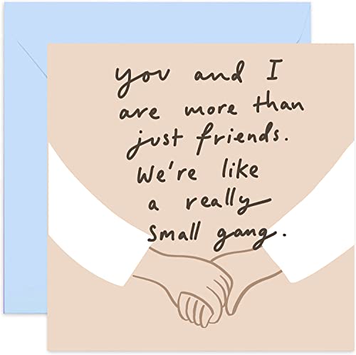 Old English Co. Small Gang Friendship Card - Stylish Best Wishes For Besties | Perfect For Galentine's Bff, Best Friends | Blank Inside & Envelope Included #TOP11