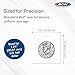 BCW 2x2 Coin Flips for Half Dollar Coins – 100 Count | Archival Cardboard Holders with Clear Polyester Window | Secure with Tape or Staples | Fits Standard Coin Storage Flips