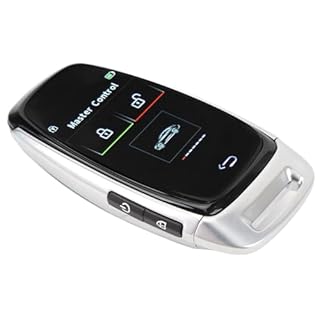 Intelligent Car Remote Starter Key, 13 Languages Keyless Entry Key Fob with LCD Screen, Auto Lock Vehicle Key Replacement for One Click Start, for Comfort and Convenience, with