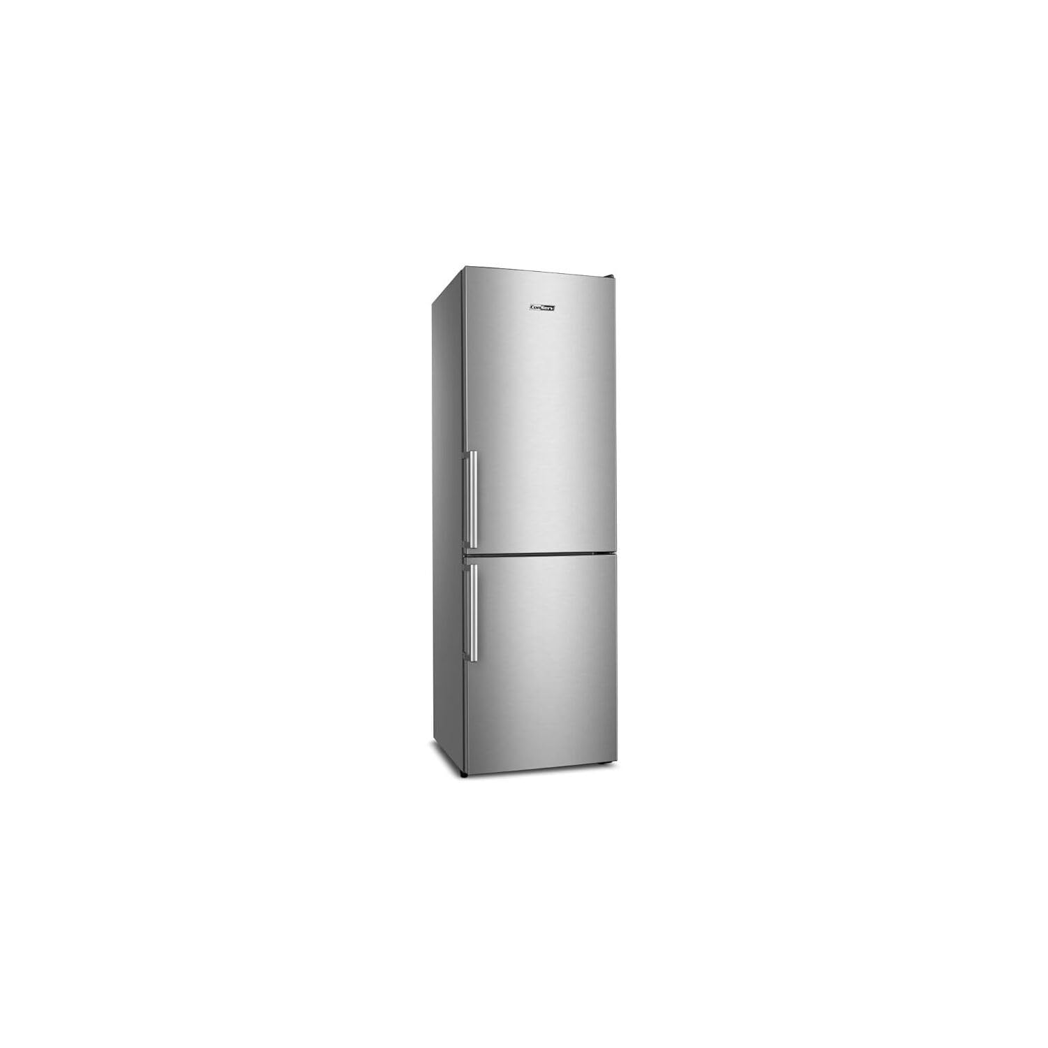 HomeStock Tall Bottom Freezer Refrigerator - 11.5 Cu Ft Stainless Steel, Energy Star, No Frost, Space Saving
