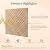 Vellorise Acoustic Wall Panels, 8 Piece 23.62" X 23.62" Peel and Stick Wall Panels with High-Density Polyester Fiber, Self Adhesive Soundproofing for Interior Wall Décor, Timber Vee Herringbone