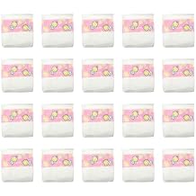 CHAREX Reborn Baby Doll Diapers - 20 Pieces Pack Newborn Diapers, Doll Accessories for 18-24 Inch Reborn Dolls
