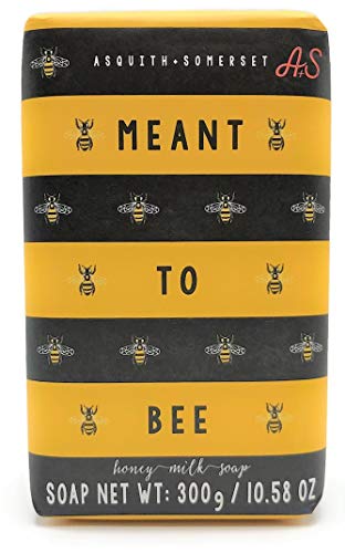 Asquith & Somerset England Meant To Bee Honey Milk Triple Milled Moisturizing Shea Butter Luxury Soap 10.58 ounces