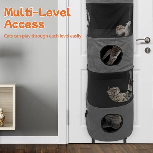 Árbol para Gato de 5 Niveles Colgante para Puerta miniatura 5