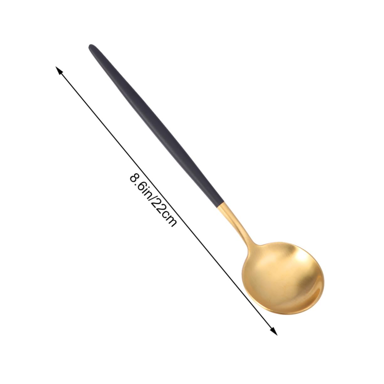 Unomor 1pc Flatware Spoon Iced Tea Spoon Dinner Spoon Sugar Spoons Stirring Spoon Gumbo Spoons Ice Cream Spoon Demitasse Espresso Spoons Cocktail Spoon Serving Spoons Drink Spoons Golden