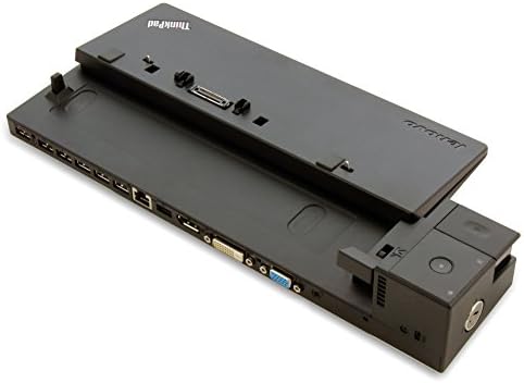 Miniatura 3 de Lenovo ThinkPad Pro Docking Station con adaptador de 90 W AC (40 40A10090US) sellado de fábrica, Lenovo EE. UU. paquete de venta a menudeo, Negro