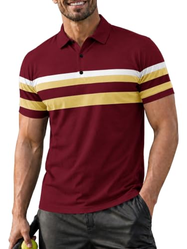 Image of Noble Monk T-Shirt for Men || Half Sleeves Men's T-Shirt || Solid Polo || Multicolor Tshirt