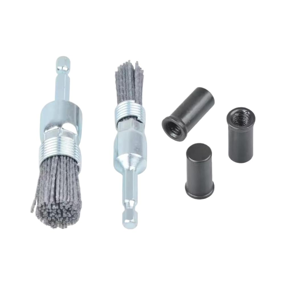 Kit de Limpiador de inyectores de Motor, Herramienta de Cepillo de Limpieza de Asiento de inyector de óxido Compatible con vehículo