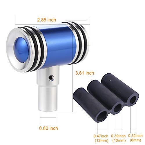 image for Arenbel Alloy T Stick Shift Handle Knob Gear Lever Shifter Handle Weig