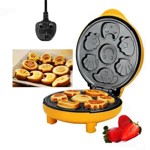 Waffle Maker NIUB 7 Different Shaped Pancakes for Kids Animal Waffle Maker Electric Nonstick Waffler Iron Pan Cake Cooker