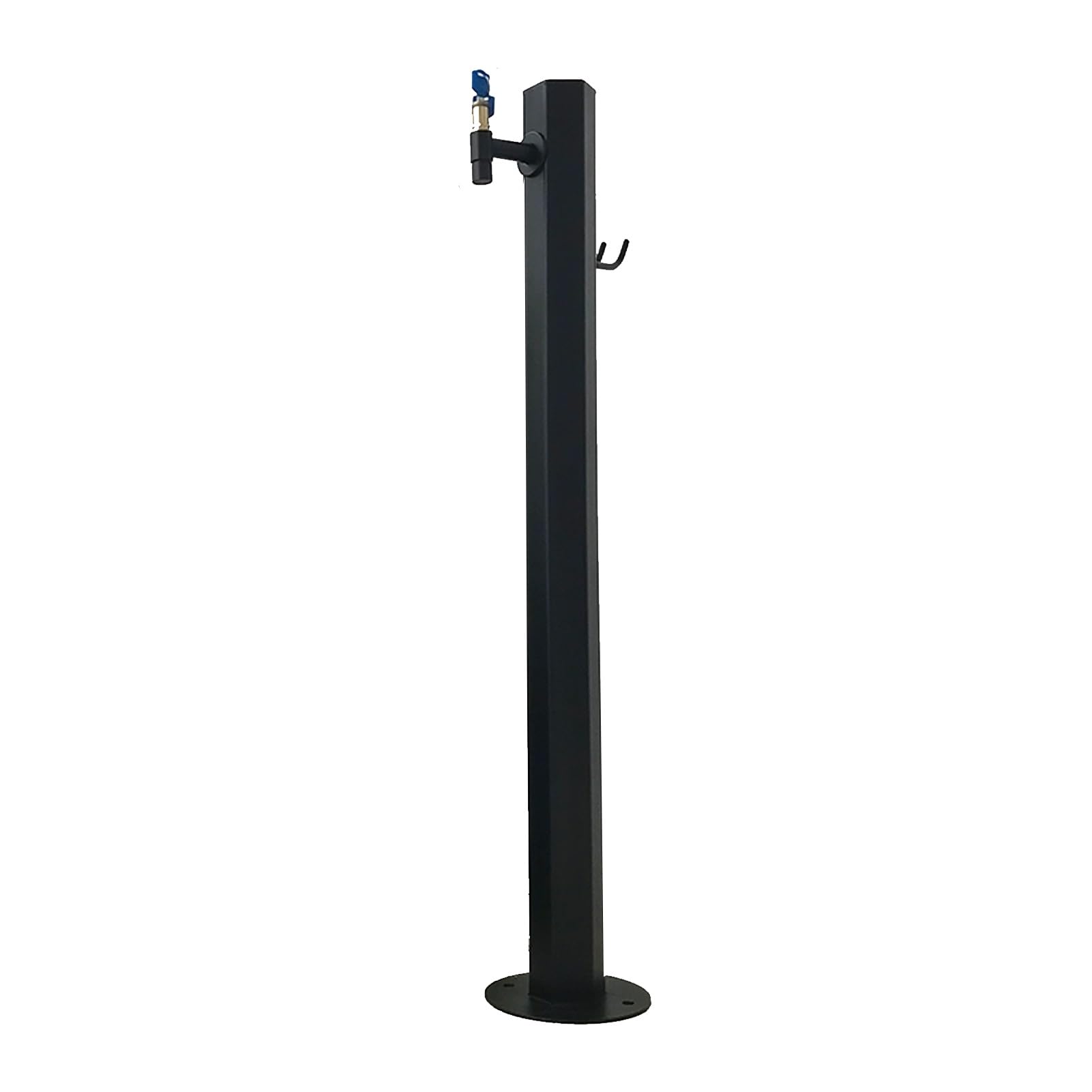 WOTZOV Freestanding Garden Water Column - Outdoor Antifreeze Faucet Dispenser, Stylish Gold Hydrant Fountain For Irrigation & Hose Stand, Perfect For Landscaping & Decoration，Gold