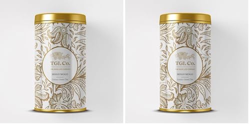 Image of TGL Co.Mogo Mogo Green Tea Infusion (50G Tin Can)|Rich in Anti Oxidant | Refreshing | No Artificial flavor | Improve Digestion (Pack of 2)