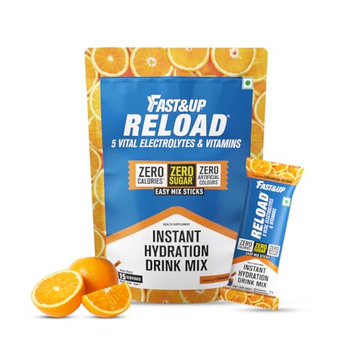 Fast&Up Reload Electrolytes Powder Sachets | Zero Added Sugar Hyd...