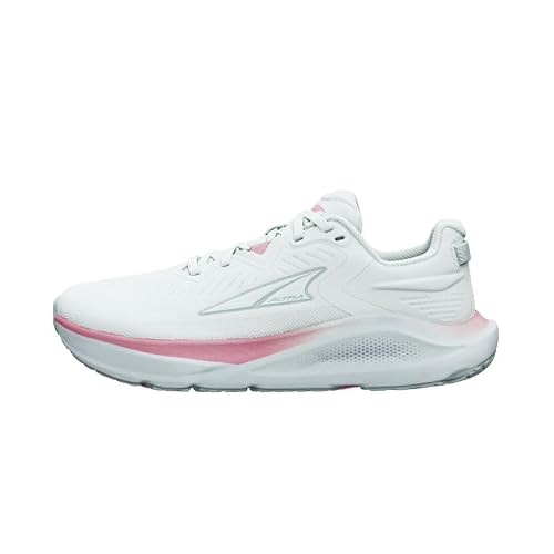 ALTRA Women's Paradigm 8 Road Running Shoe, Gray/Magenta, 9.5