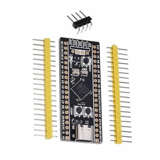 HUAJINGKEJI Placa de aprendizaje STM32F411 de tamaño pequeño con interfaces SWD y múltiples modos de baja potencia para dispositivos alimentados por batería, sensores y conectividades de módulos | Ya disponible en tu tienda friki favorita! En mundofriki.es!