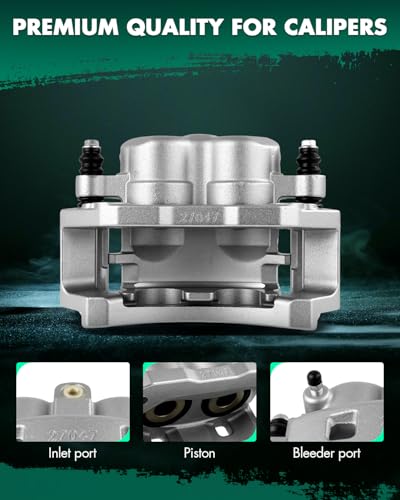 Image of SCITOO 18B4797 18B4796 Rear Left & Right Disc Brake Calipers w /Bracket Fit For Dodge For Ram 2500 2001-2002, Double Pistons