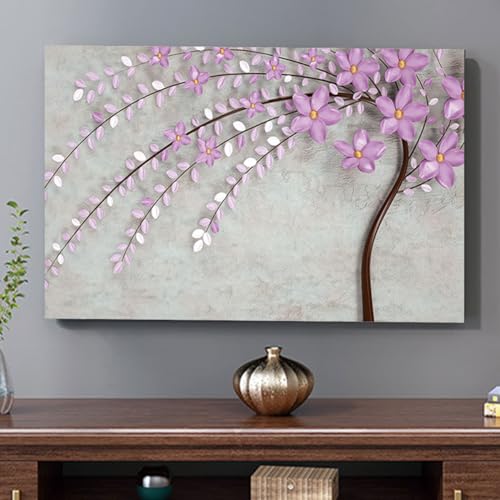TV Universal TV Cubierta TV Polip Cover Arte Liquid Crystal Display Case Protectora Protector De Televisión Decoración De La Sala De Estar Protector De La Sala del Do(Size:28IN(W68xH43CM),Color:b)