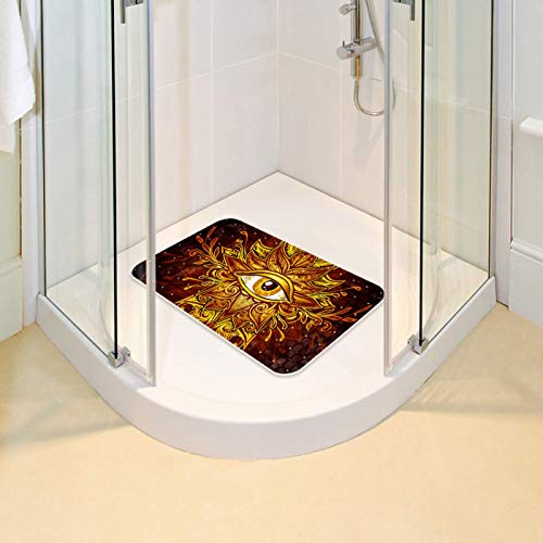 Alfombrillas de baño para ducha Bennigiry con orificios de drenaje y ventosas antideslizantes 7