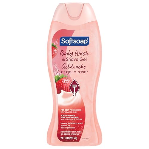 SOFTSOAP SHAVE GEL & BODY WASH 2IN1 STRAWBERRY 20 OZ