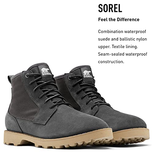 Sorel Men's Caribou Mod Chukka WP Boot — Waterproof Suede & Nylon Rain Boots3