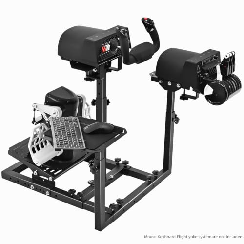Image of Marada Universal Flight Racing Simulator Stand,Hold Mouse and Keyboard