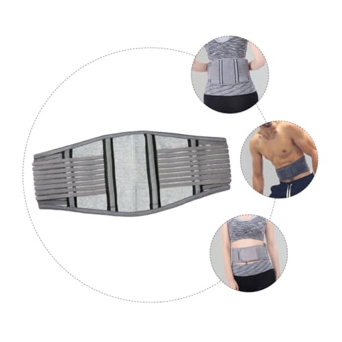 Faja lumbar para soporte inferior espalda mujer gris plata miniatura 3