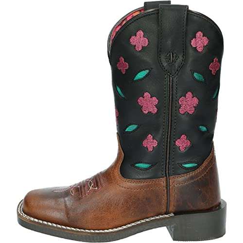 Smoky Mountain Boots | Dogwood Series | Youth Western Boot | Square Toe | Durable Leather MaterialÂ | TPR Sole & Block Heel | Tricot Lining & Leather Upper